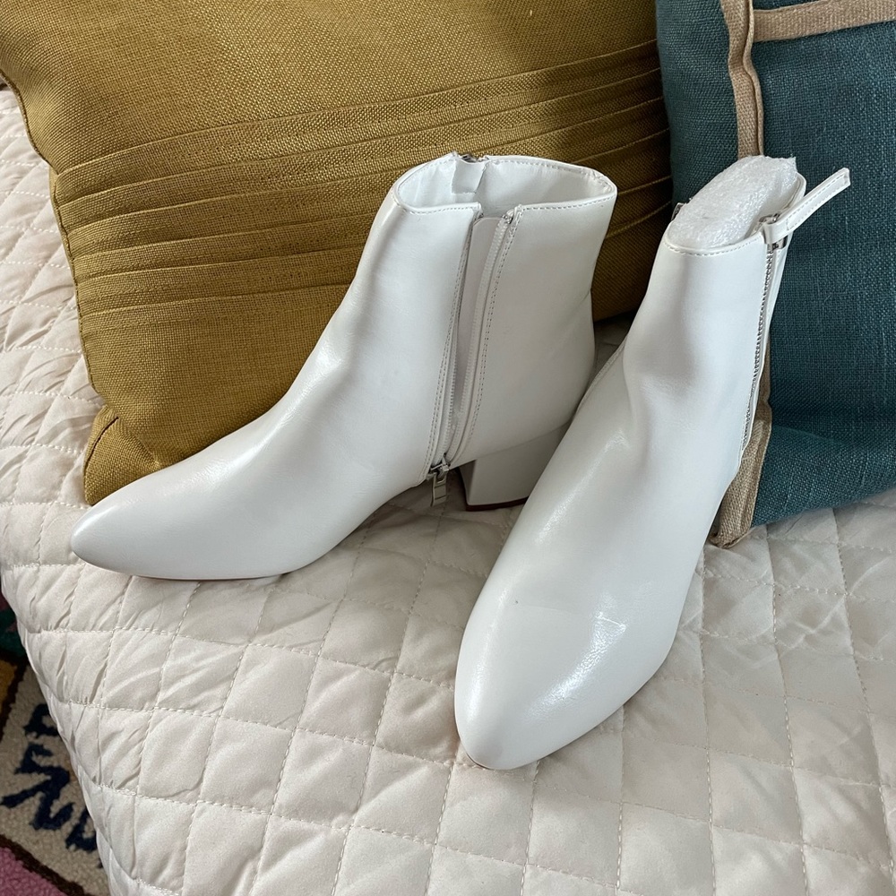 White Booties - Picture 2 of 3